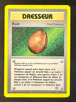 Baie [Berry] 99/111 FRENCH 2000 Neo Destiny Pokemon Card Vintage WOTC - Vlp - Image 1