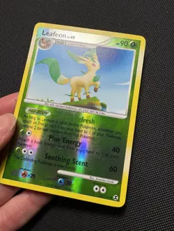 Pokemon TCG Leafeon Rising Rivals 45/111 Reverse Holo Uncommon Card - Image 3
