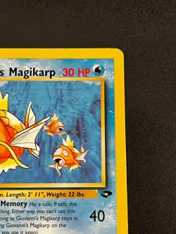 Giovanni's Magikarp 73/132 - Gym Challenge Vintage WOTC Pokemon TCG Card MP - Image 4