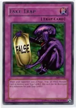Yugioh! Fake Trap - MRD-056 - Rare - 1st Edition Near Mint, English - Image 1