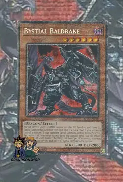 Yu-Gi-Oh! Bystial Baldrake MP25-EN045 Starlight Rare - Image 1