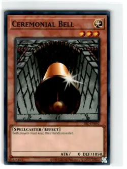 Yu-Gi-Oh! Ceremonial Bell Common SRL-EN092 Lightly Played Unlimited - Image 1