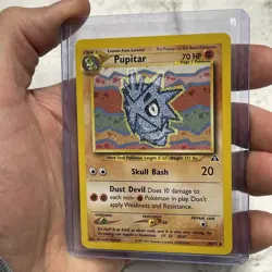 PUPITAR - 2001 POKEMON NEO DISCOVERY CARD 45/75 - UNCOMMON POKEMON NINTENDO TCG - Image 2