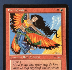 MtG Arabian Nights Edition: Bird Maiden (Dark Mana Symbol) - Set of 4 Cards - Image 2