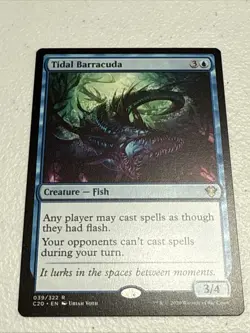 Tidal Barracuda MTG Commander 2020 Rare NM x1 - Magic Card - Image 1