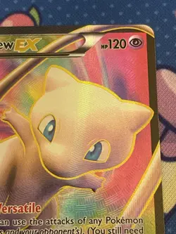 Pokemon Mew-EX TCG Full Art Ultra Rare Holo Card Dragons Exalted 120/124 Vintage - Image 4