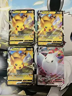 Pokemon TCG Vivid Voltage Lot Of 12 Cards That Come In Mini Album. Vmax V ++ - Image 5