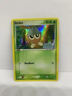 Seedot 60/100 Reverse Holo EX Crystal Guardians Pokemon Card NM - Image 1
