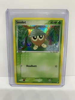 Seedot 60/100 Reverse Holo EX Crystal Guardians Pokemon Card NM - Image 5