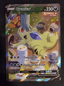 Pokemon TCG Tyranitar v Full Art Holo Rare Alternate Card 155/163 Battle Styles - Image 1