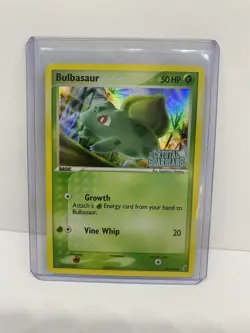 Bulbasaur 46/100 EX Crystal Guardians Stamped Reverse Holo Pokemon TCG Card NM - Image 5