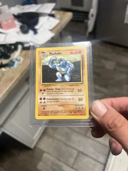 Machoke 34/102 Base Set 1999 WOTC Pokemon Card NM/Mint Vintage - - Image 1