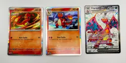 Charmander Charmeleon Charizard SVP 056 Pokemon Card Obsidian Flames Promo - Image 1