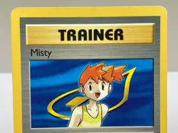Misty 102/132 Gym Heroes Rare Trainer Pokemon Card - Lightly Played - Image 3