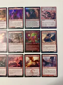 Magic The Gathering Unique 15 Red Rare Card Lot (5 Mythic). NM - Image 2