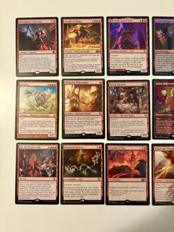 Magic The Gathering Unique 15 Red Rare Card Lot (5 Mythic). NM - Image 3