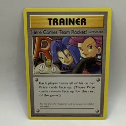 Here Comes Team Rocket! 113/108 Evolutions Trainer Pokemon TCG Card - HP - Image 1