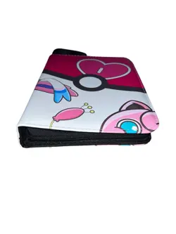 Pokemon TCG Sylveon Jigglypuff Zip Up 55 pages Holds 440 Card Binder - Image 1