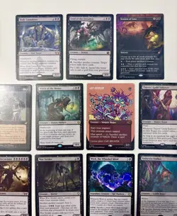 Magic The Gathering Unique 15 Black Rare Card Lot (3 Mythic). NM - Image 2