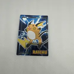 POKEMON CARD JAPANESE RAICHU HOLO FOIL MEIJI EMBOSSED GET CARD 🔥 - Image 1