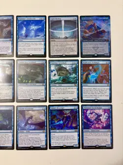 Magic The Gathering Unique 15 Blue Rare Card Lot (5 Mythic). NM - Image 3