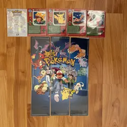 VINTAGE 1999 TV1-TV13 And Checklist Topps Pokemon Cards NM/LP - Image 2