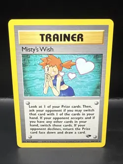 Pokemon Misty's Wish 108/132 Gym Challenge - Rare Pokemon Card - Image 1