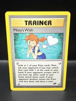 Pokemon Misty's Wish 108/132 Gym Challenge - Rare Pokemon Card - Image 2