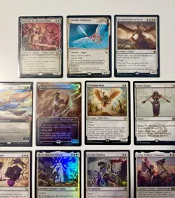 Magic The Gathering Unique 15 White Rare Card Lot (3 Mythic). NM - Image 2