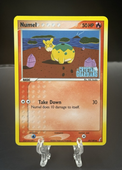 Pokemon Card - Numel Crystal Guardians Stamped 59/100 Reverse Holo - Image 1