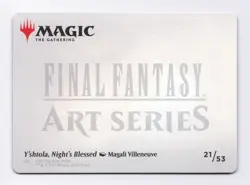 Y'shtola, Night's Blessed Art Card (Gold Stamped) MTG Art Series: FINAL FANTASY - Image 2