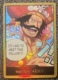 DON!! Card (Gol.D.Roger) (Gold) Carrying On His Will Foil - Image 1