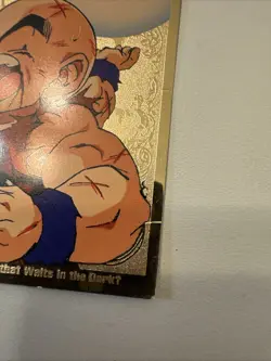 Dragon Ball Z KRILLIN GOLD 1998 Funimation Insert Card No. G3 - TCG USED - Image 3