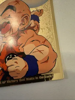 Dragon Ball Z KRILLIN GOLD 1998 Funimation Insert Card No. G3 - TCG USED - Image 4