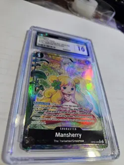 Mansherry OP05-08 Alternate Art One Piece Card Game English GEM MINT 10 - Image 1