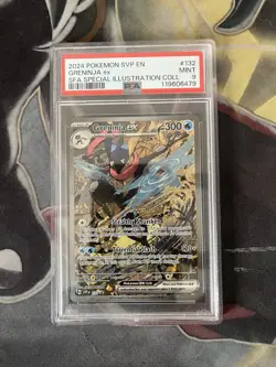 Greninja ex 132 Sv: Scarlet & Violet Promo Cards Holo PSA 9 - Image 1