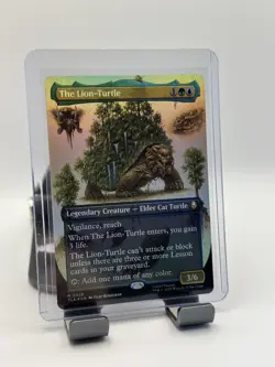 MTG, The Lion-Turtle FOIL (Borderless) 328 NM Avatar: The Last Airbender Foil - Image 1