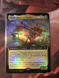 MTG Sidar Jabari of Zhalfir FOIL Extended MOM MOC 0097 Mythic NM - Image 1