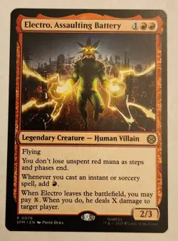 Electro, Assaulting Battery Marvel's Spider-Man Rare Regular NM+ - Image 1