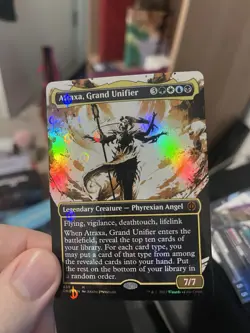 Atraxa, Grand Unifier (Showcase) (Step-and-Compleat Foil) Phyrexia: All Will Be - Image 1