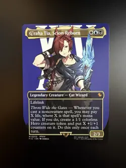 MTG Final Fantasy English G'raha Tia, Scion Reborn Borderless 0203 Non-Foil - Image 1
