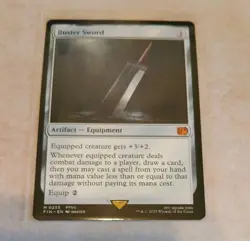 Buster Sword Final Fantasy Pack Fresh MTG MINT - Image 1