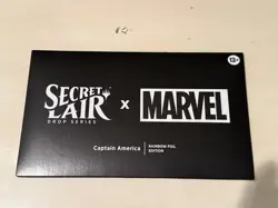 MTG: Secret Lair x Marvel: Captain America, Rainbow Foil SEALED, BRAND NEW - Image 1
