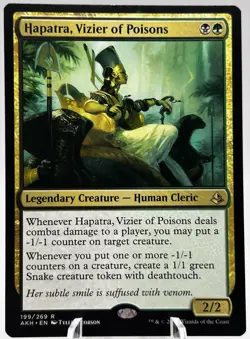 Hapatra, Vizier of Poisons 199/269 Amonkhet AKH MTG LP - Image 1