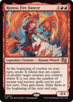 MTG Foundations: Jumpstart - Rionya, Fire Dancer (Anime Art) - Image 1