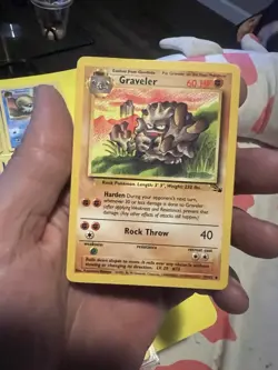 Pokemon TCG Graveler - Fossil - 37/62 - Vintage WOTC 1999 NM / Mint - Image 1