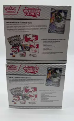 Pokemon (Lot of 2) White Flare Elite Trainer Box Exclusive SV: White Flare (WHT) - Image 4