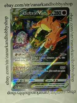 Pokemon Charizard VSTAR SWSH262 Black Star Promo NM - Image 2