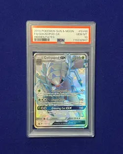 PSA 10 Golisopod GX #SV48 Sun Moon Hidden Fates 2019 Pokemon GEM MINT - Image 1