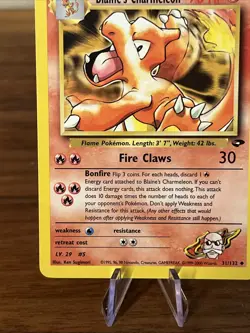 2000 Pokemon Gym Challenge Blaine's Charmeleon #31/132 NM - Image 2